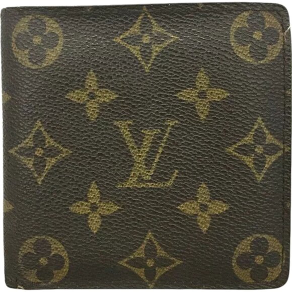 623150BS (L1) Louis Vuitton Wallet Portefeiulle Marco Brown Monogram - Picture 1 of 9